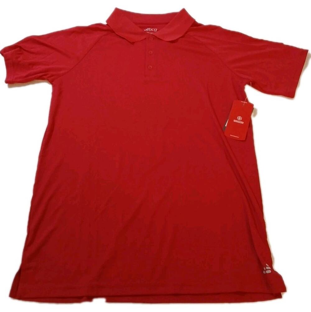 BCG Performance Short Sleeve Red Polo Shirt Boy’s XL (18/20)